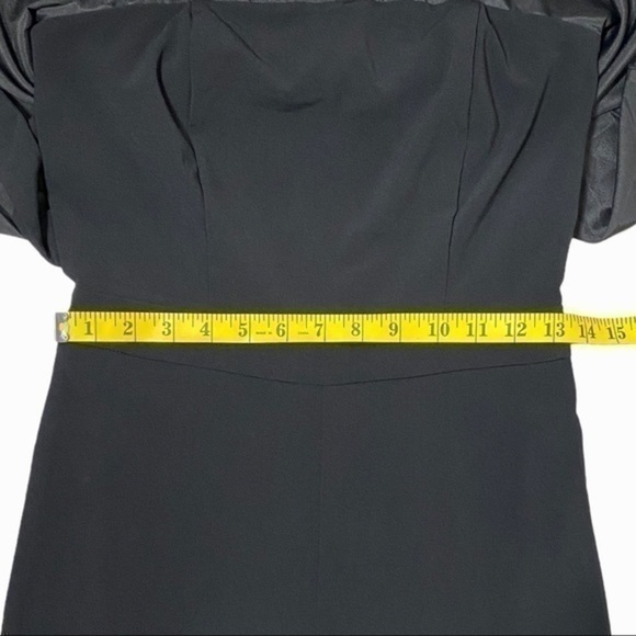 DO+BE black wide leg strapless jumpsuit Size Small - Picture 7 of 13